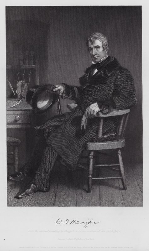 William Henry Harrison (gravure) - Alonzo (after) Chappel