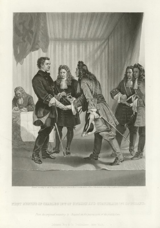 Charles de Suède et Stanislau - Alonzo Chappel