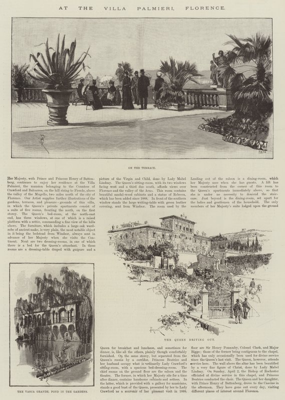 À la Villa Palmieri, Florence - Amedee Forestier