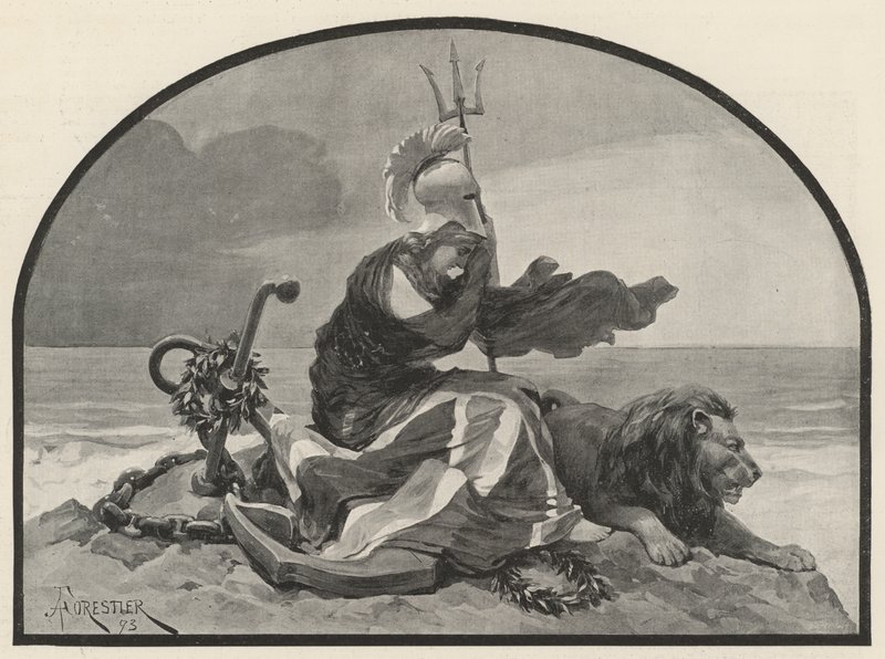 Britannia pleure - Amedee Forestier