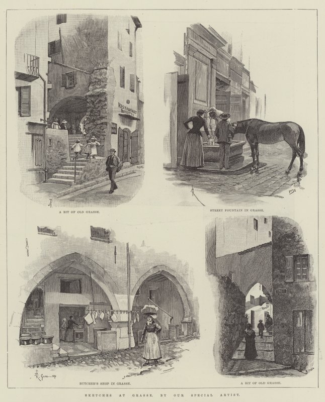 Croquis à Grasse - Amedee Forestier
