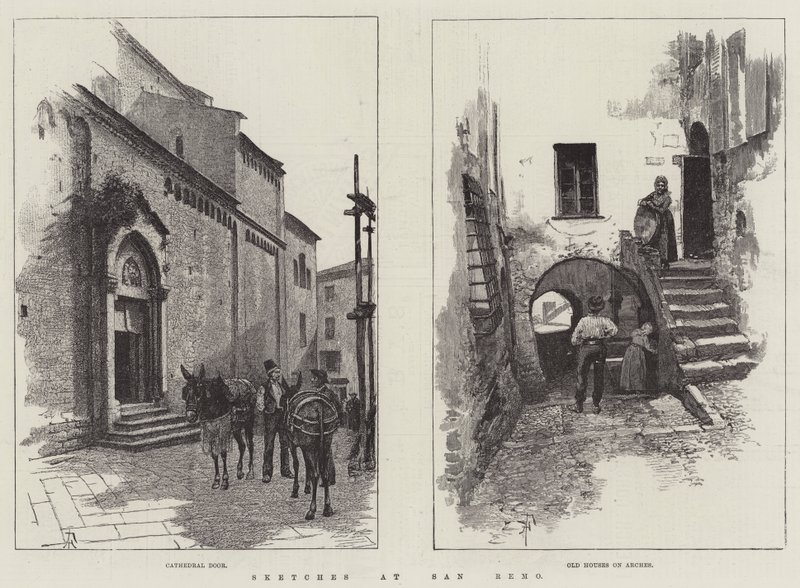 Croquis à San Remo - Amedee Forestier