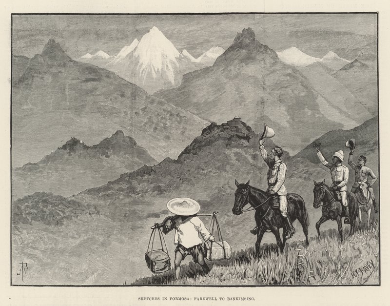 Croquis à Formose, Adieu à Bankimsing - Amedee Forestier