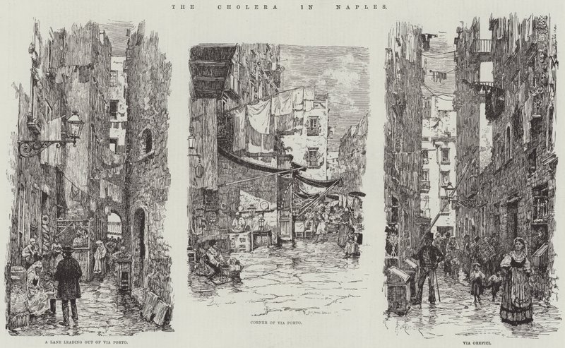 Le choléra à Naples - Amedee Forestier