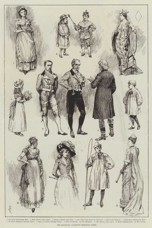 La fête commémorative de Randolph Caldecott - Amedee Forestier