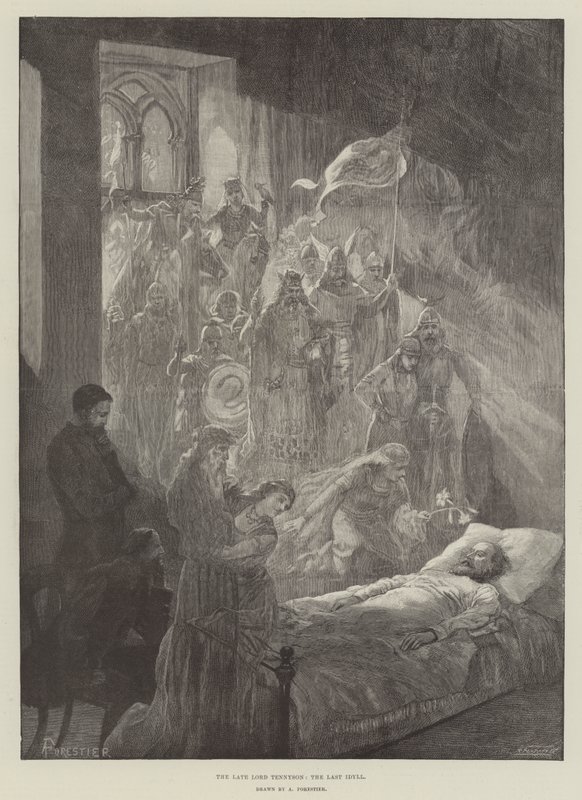 Feu Lord Tennyson, le dernier Idyll - Amedee Forestier