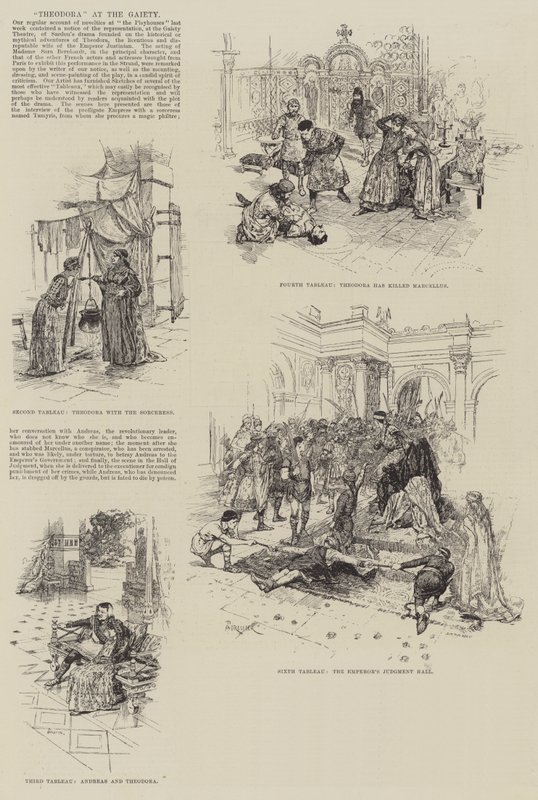 Theodora au Gaiety - Amedee Forestier