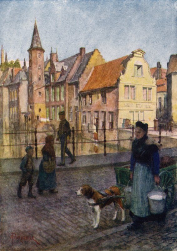 Bruges, Belgique - after Amedee Forestier