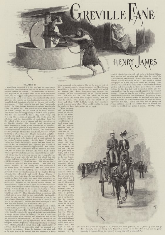 Greville Fane, par Henry James - Amedee Forestier