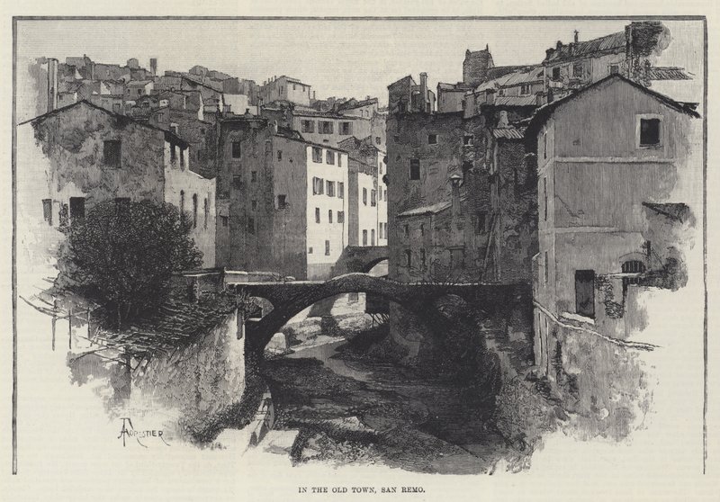 Dans la vieille ville, San Remo - Amedee Forestier