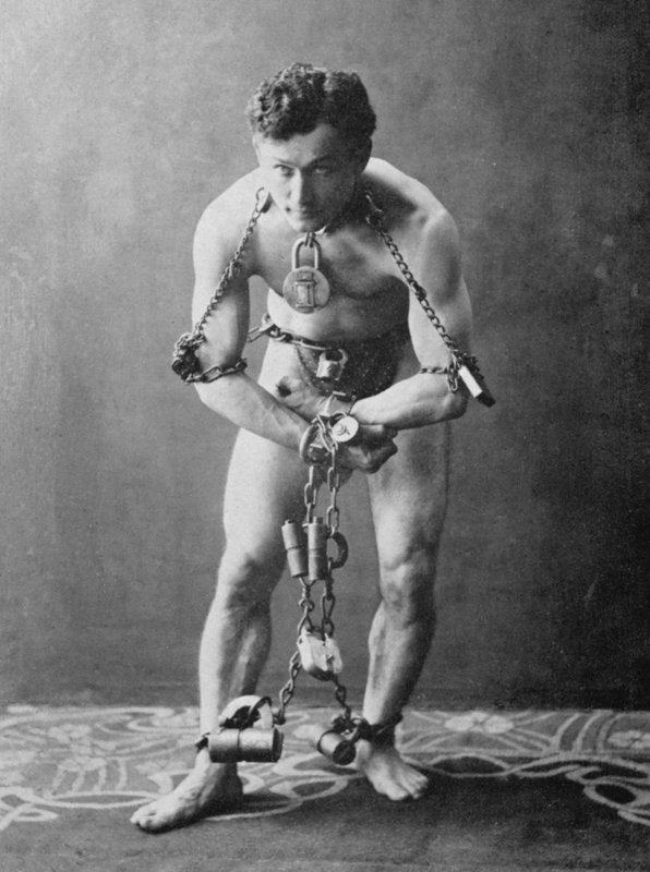 Harry Houdini, vers 1900 (photo n/b) - American Photographer (after)
