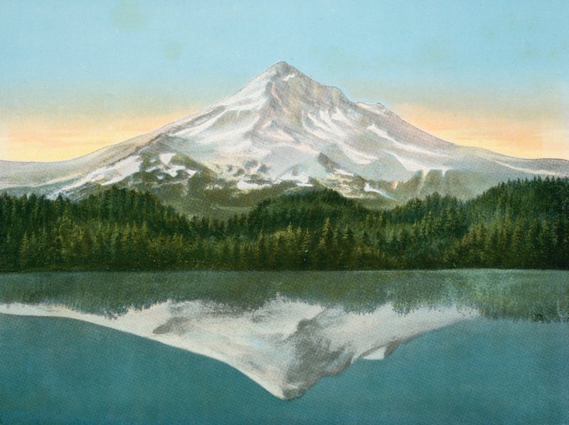 Mont Hood depuis Lost Lake - American Photographer (after)