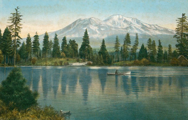 Mont Shasta, depuis le lac Reservoir - American Photographer (after)