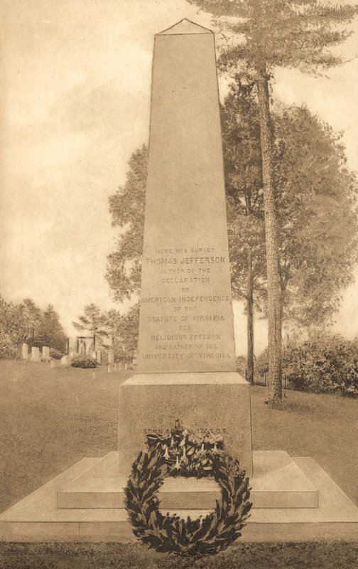 Tombe de Thomas Jefferson - American Photographer (after)