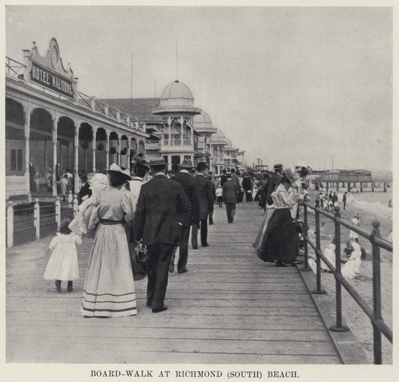 Promenade en planches à Richmond (South) Beach - American Photographer