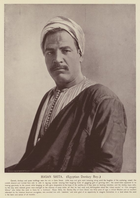 Hasan Shita, Garçon égyptien avec un âne - American Photographer