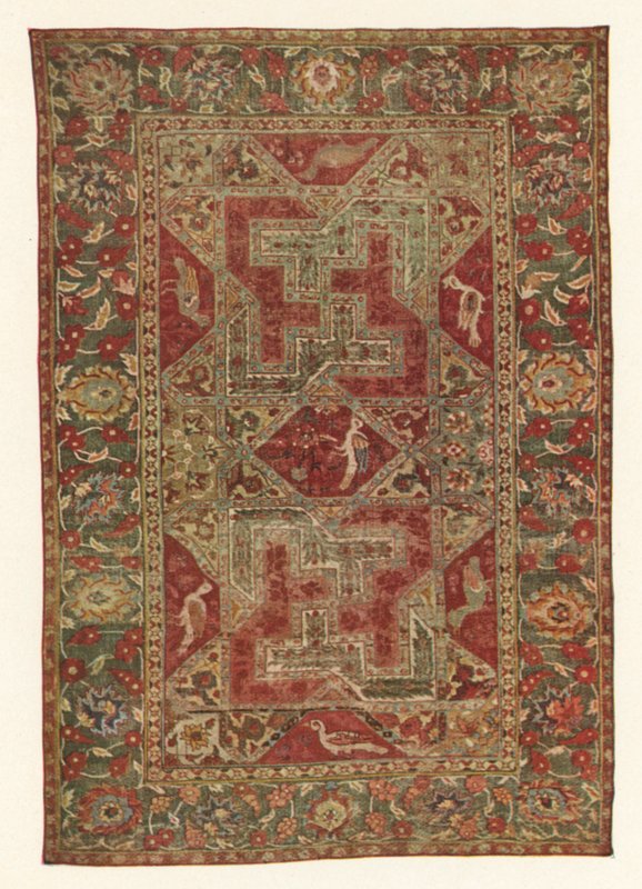 Tapis indien Ispahan (photo couleur) - American Photographer