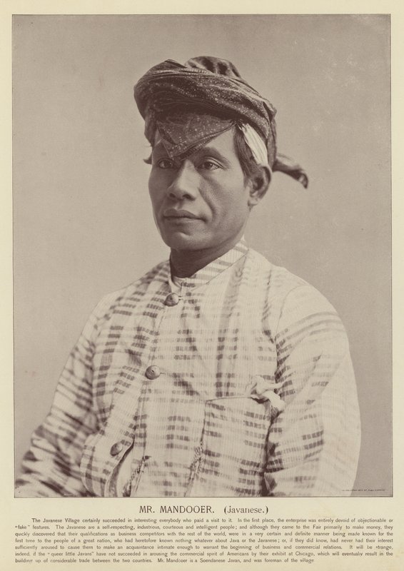 M. Mandooer, Javanais - American Photographer