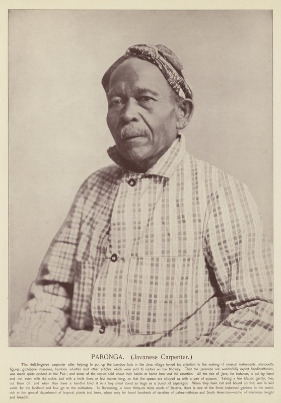 Paronga, Charpentier javanais - American Photographer