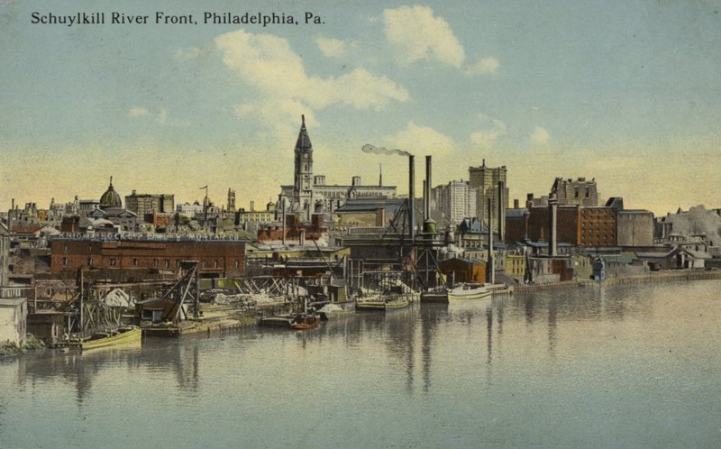 Front de la rivière Schuylkill, Philadelphie, Pennsylvanie - American Photographer