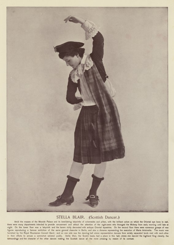 Stella Blair, Danseuse écossaise - American Photographer