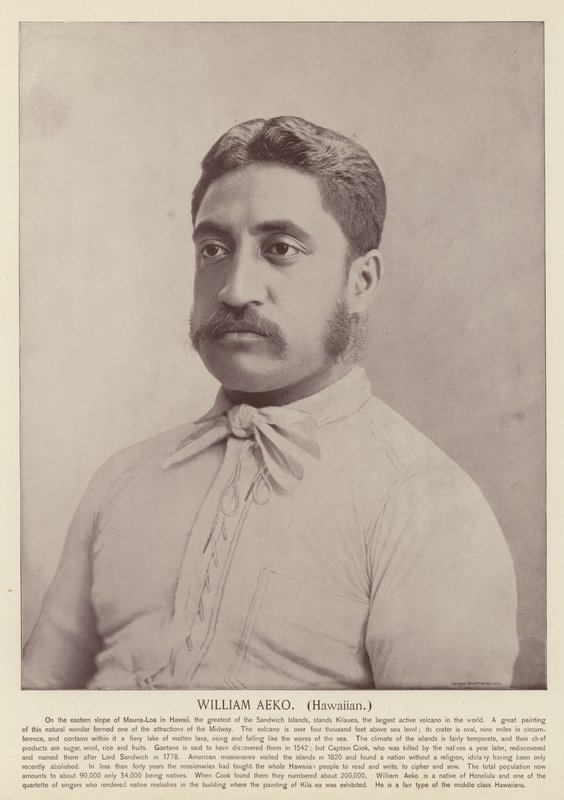 William Aeko, Hawaïen - American Photographer