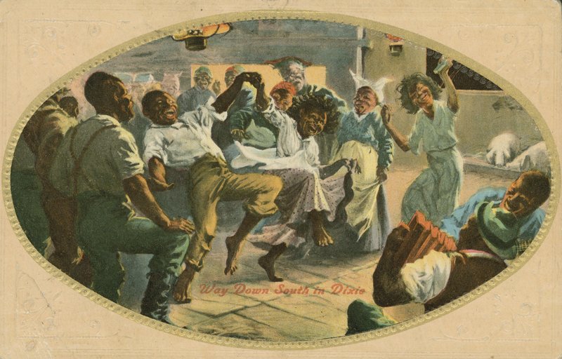 Américain africain dansant dans le Dixie - American School