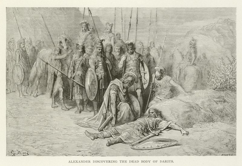 Alexandre découvrant le corps de Darius - American School