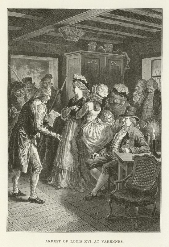 Arrestation de Louis XVI à Varennes - American School