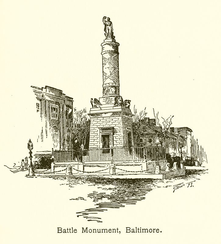 Monument de la Bataille, Baltimore - American School