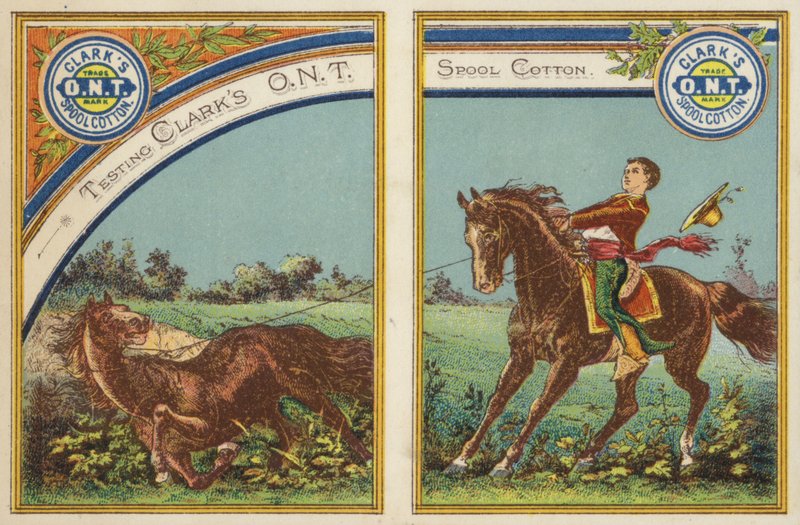 Garçon se forçant à cheval - American School