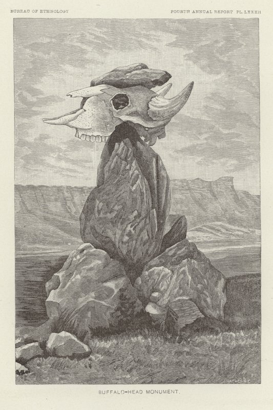 Monument de la tête de bison - American School
