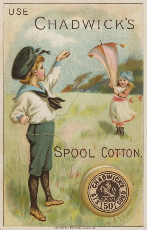 Enfants faisant voler un cerf-volant à la campagne - American School