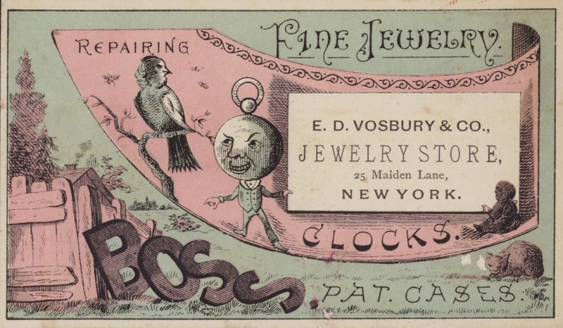 Horloge avec visage - American School