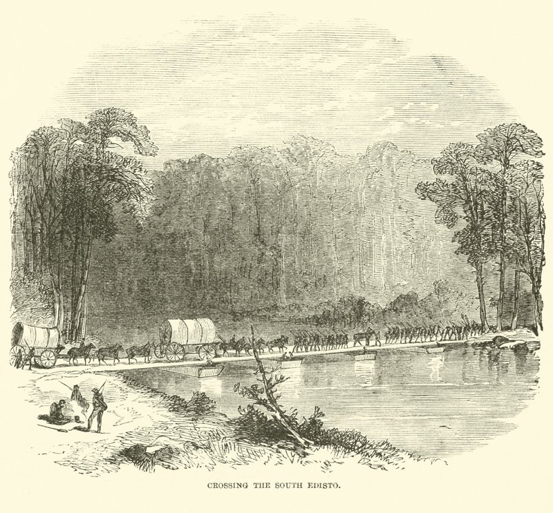 Traversée du South Edisto, janvier 1865 - American School