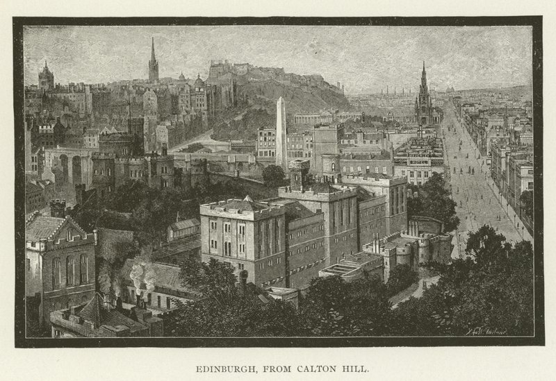 Édimbourg, depuis Calton Hill - American School