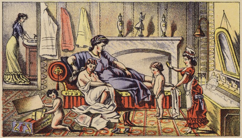 Bain en famille - American School