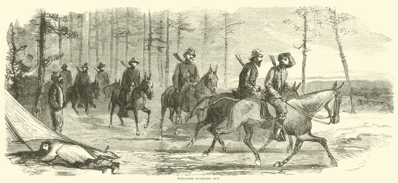 Départ des fourrageurs, mars 1865 - American School