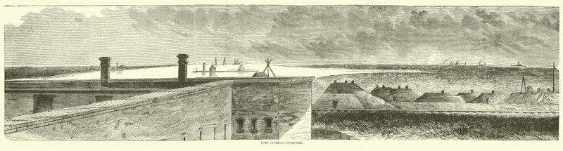 Fort Jackson, Savannah, décembre 1864 - American School