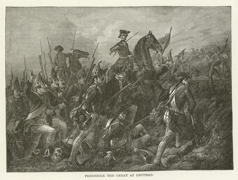 Frédéric le Grand à Leuthen - American School