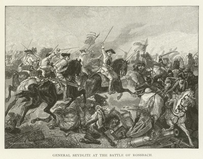Le général Seydlitz à la bataille de Rossbach - American School