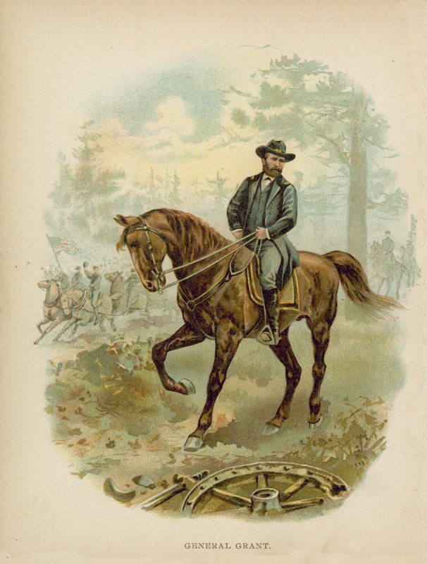 Général Ulysses S Grant - American School