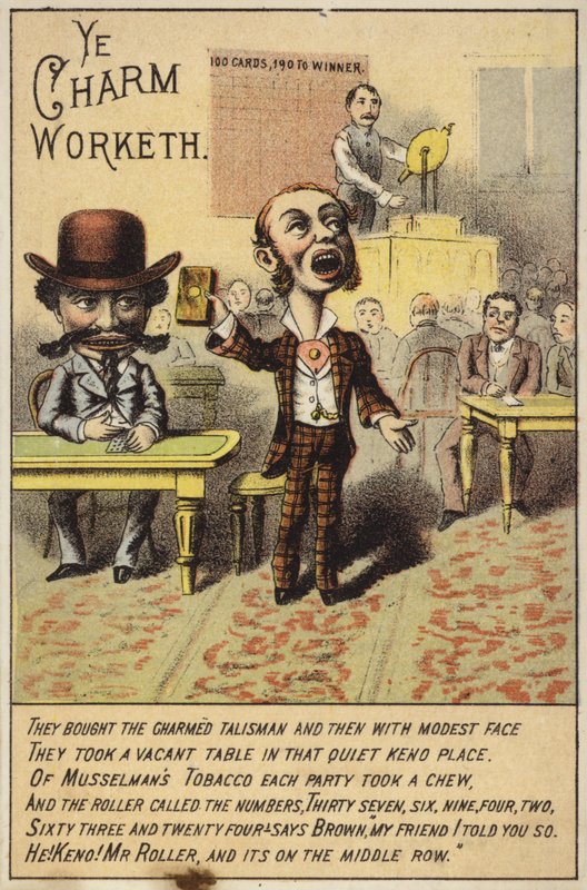 Gentleman avec du tabac à la main - American School