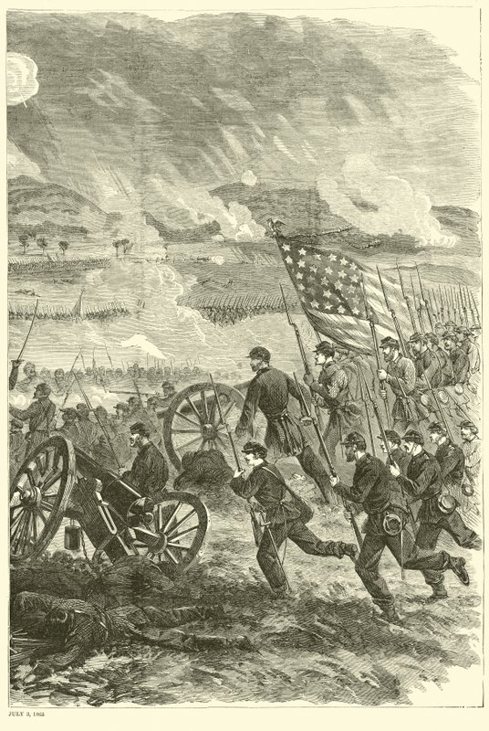 Gettysburg, 3 juillet 1863, juillet 1863 - American School