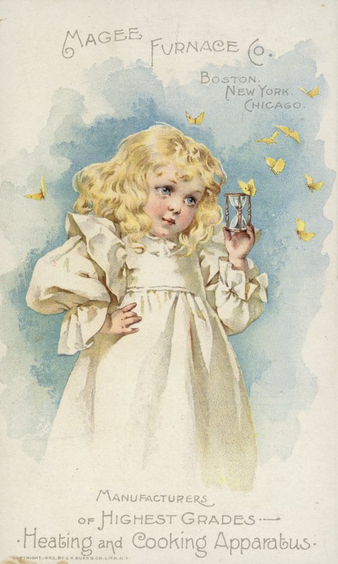 Fille avec un sablier - American School