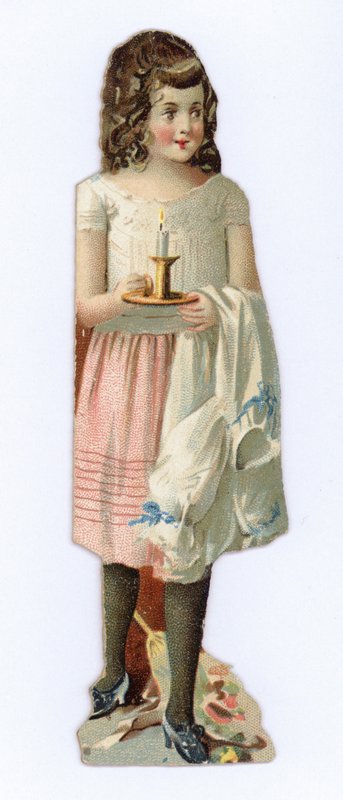 Fille avec une bougie - American School