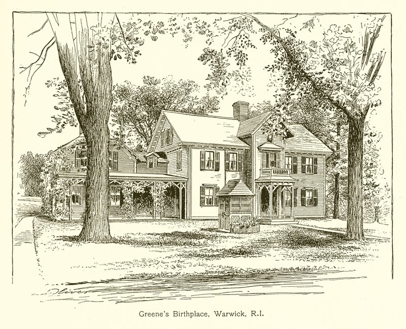 Lieu de Naissance de Greene, Warwick, R.I - American School