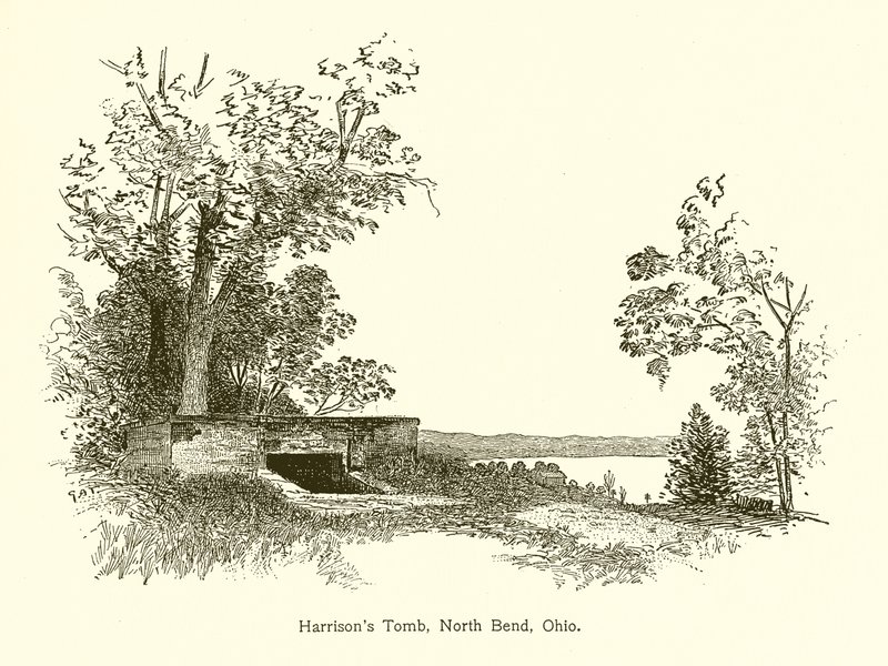 Tombe de Harrison, North Bend, Ohio - American School