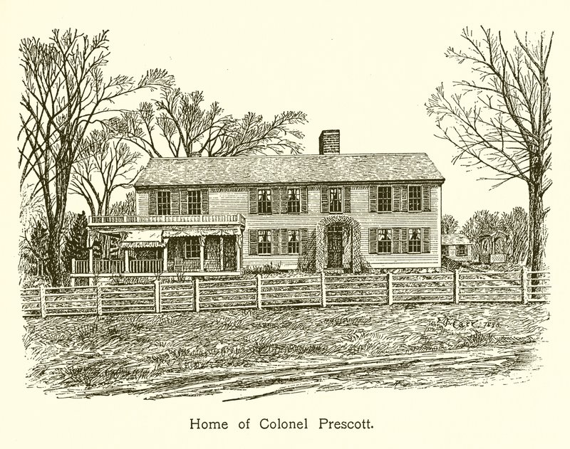 Maison du Colonel Prescott, Bunker Hill - American School