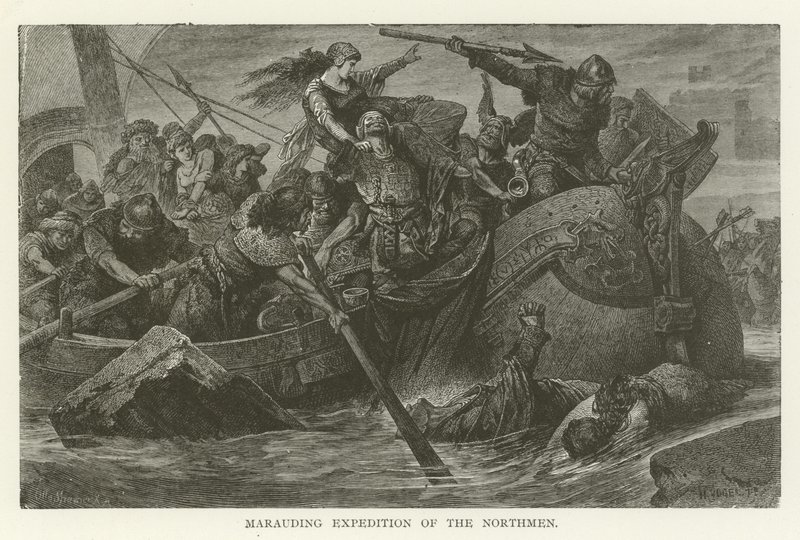 Expédition de maraude des Normands - American School